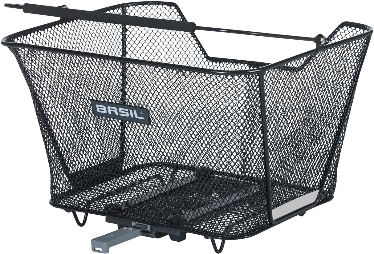 Basil Lesto MIK - bicycle basket - rear - black