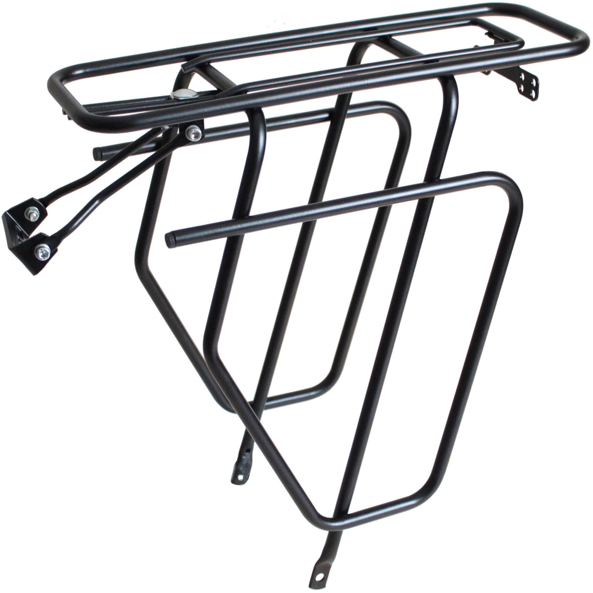 Rear carrier with bag holders 28 inch steel black