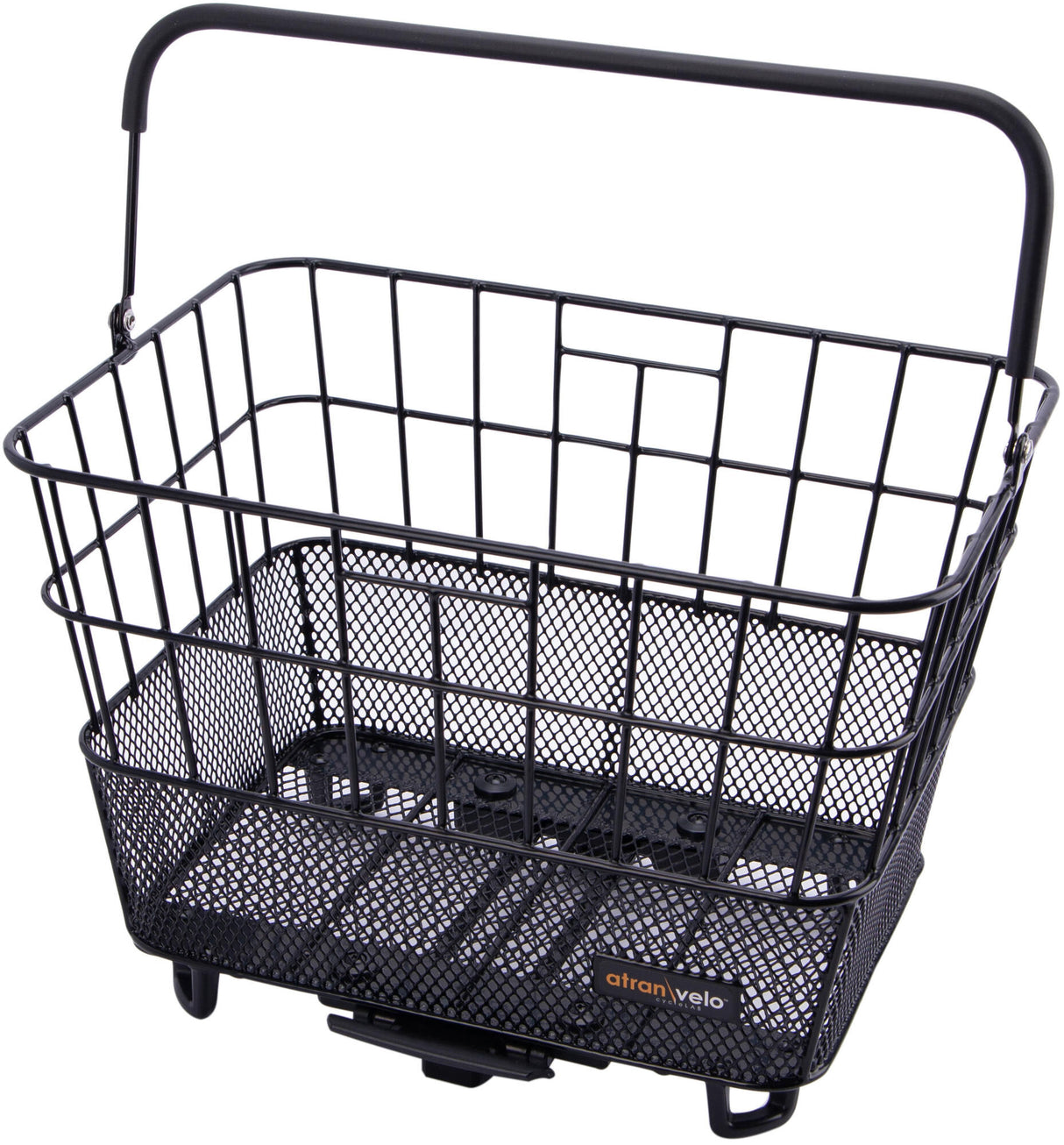 Atranvelo bicycle basket, front bring m avs fr.basket bring m avs black