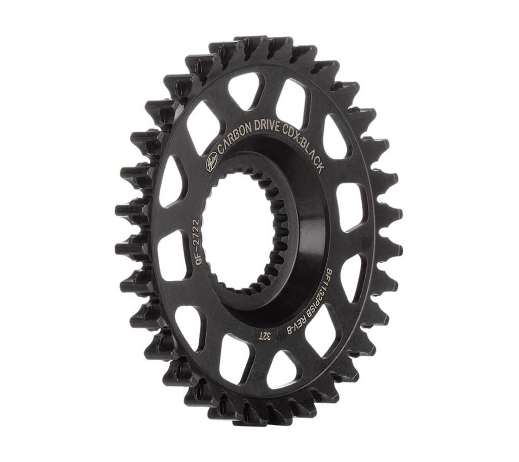 Gates gear CDX 32T Pinion Fin Line Chromoly Black