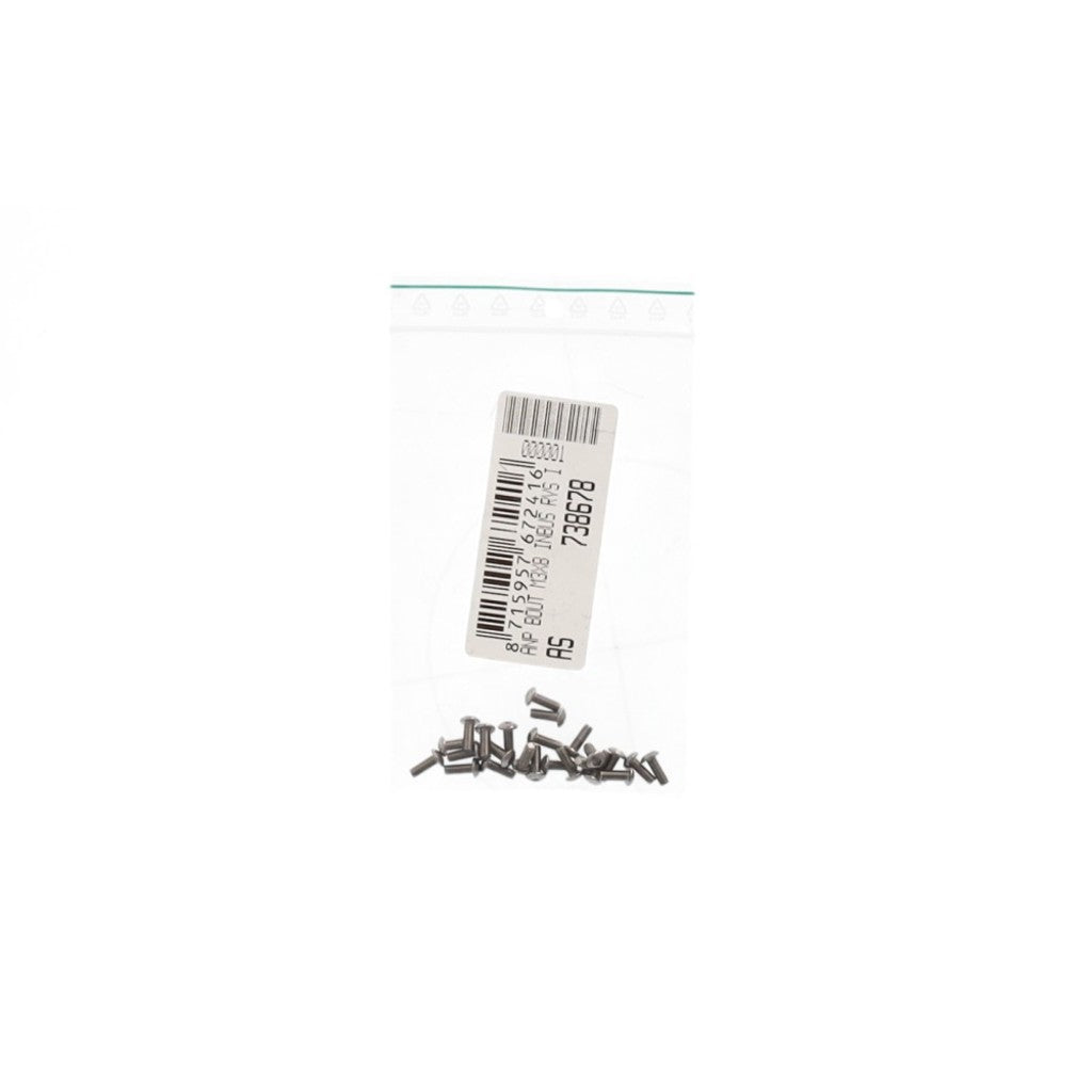 Anp bolt m3x8 hexagon socket stainless steel iso7380-1 a2-070 ds a 25