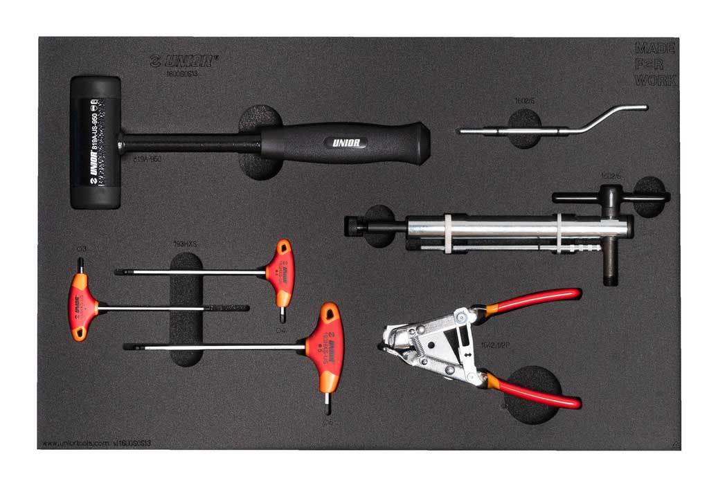 Unior tool inlay tool trolley