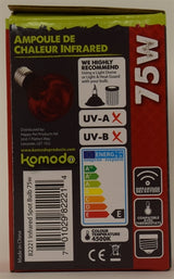 Komodo infrarød varmelampe ES