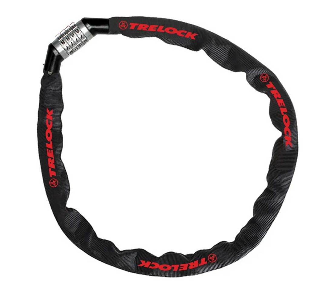 Trelock BC C115 110 4 SW - Chain Lock, 110 cm, sort