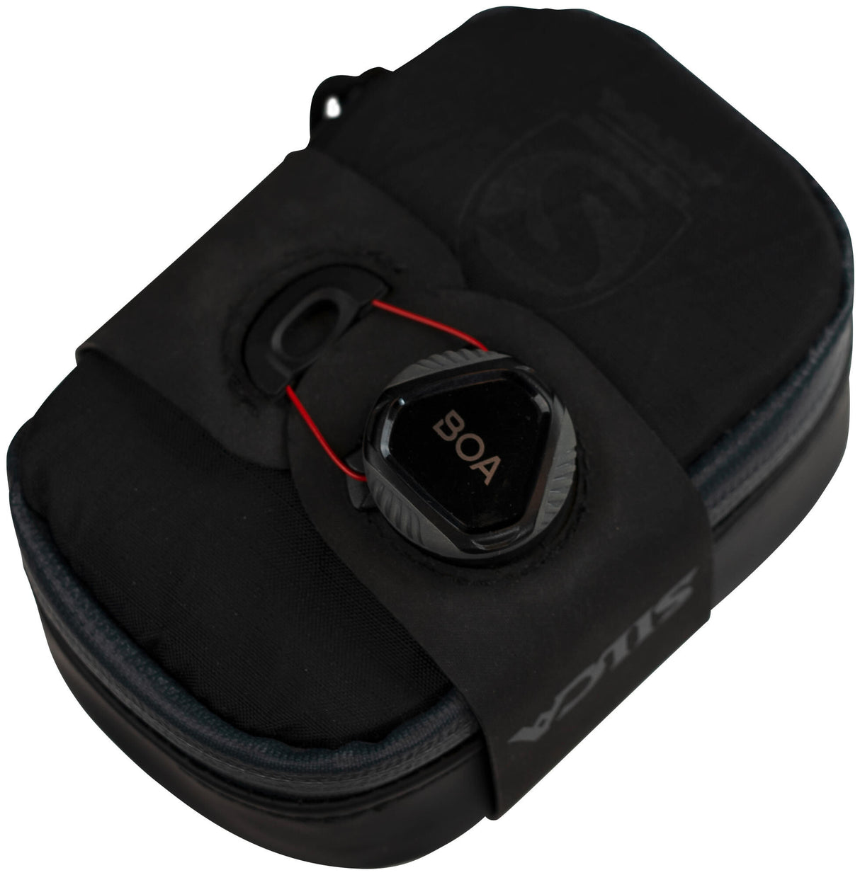 Silca zadeltas mattone saddle bag mattone black red