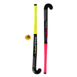 Hockeyset rosa och gul 33 ''