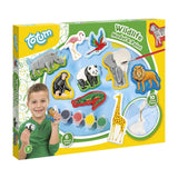 Totum Gips und malen Wildtiere