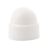 Cover cap nut m6 white plastic tub 50 pcs.