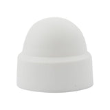 Cover cap nut m10 white plastic tub 50 pcs.
