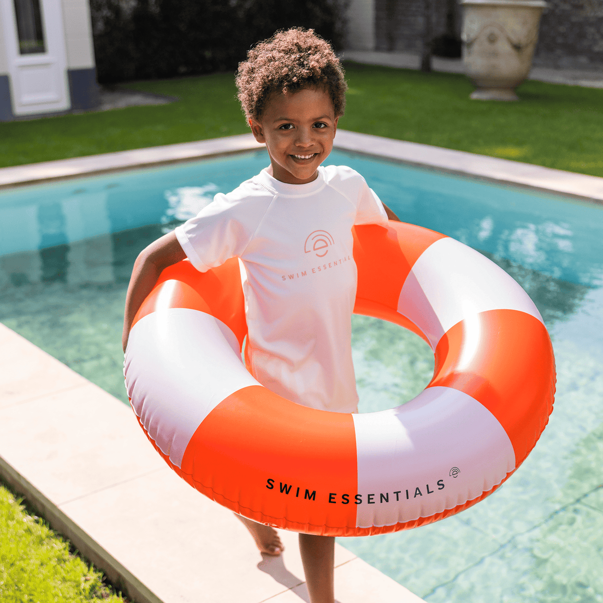 Drift | red and white swimming ring ø 90 cm