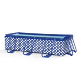 Elegance | dark blue and white above-ground pool 400x200x100 cm