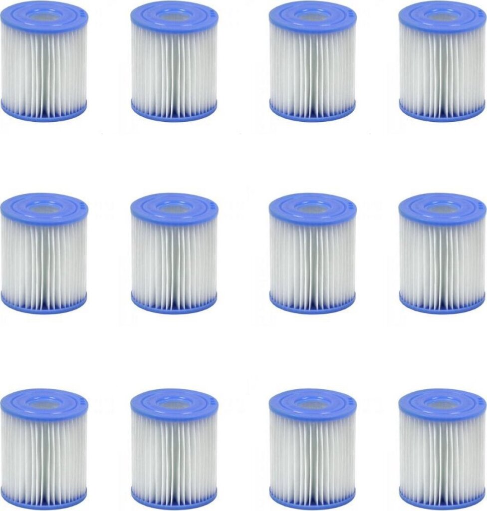 Intex 29007 29008 Filtercartridges H set of 12 pieces