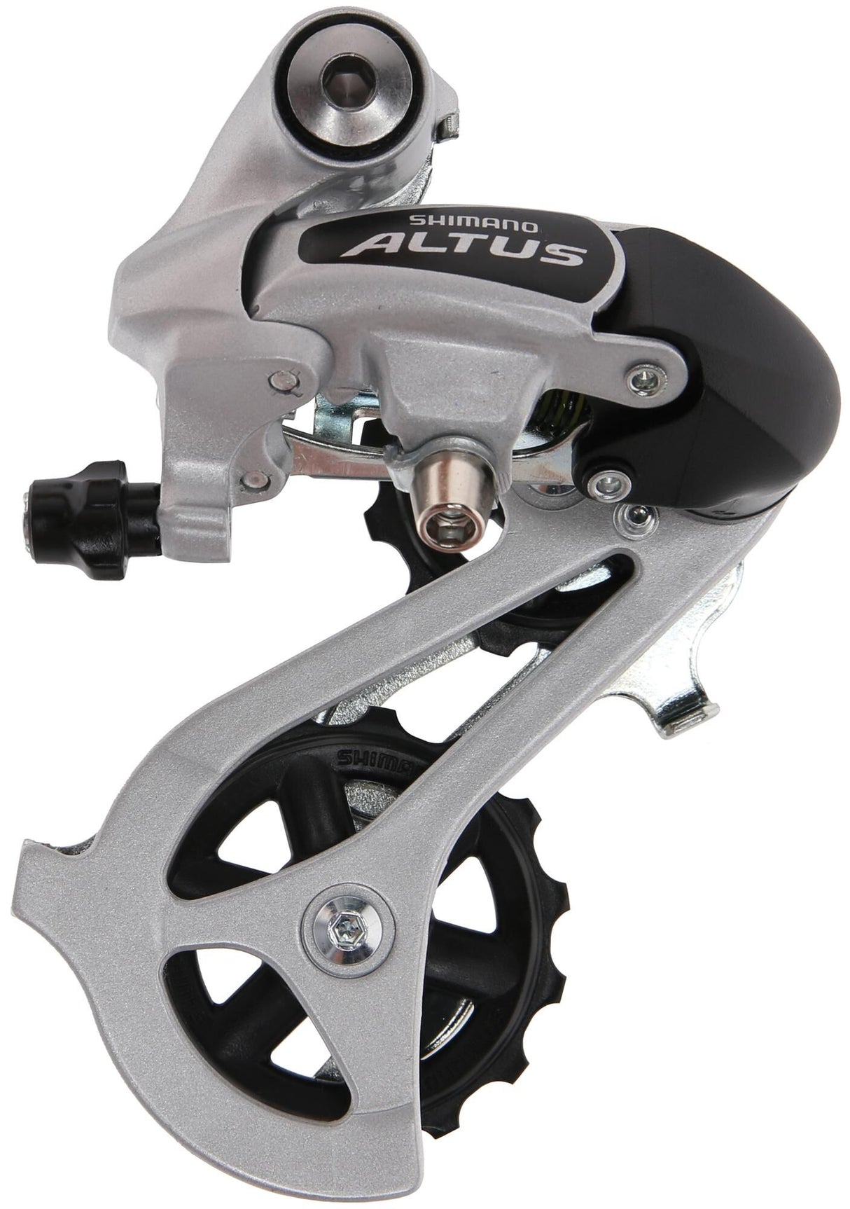 „Shimano Achter“ pavarų perjungiklis Altus M310 7 8 Sidabrinio ERDM310DS BLISTERIS
