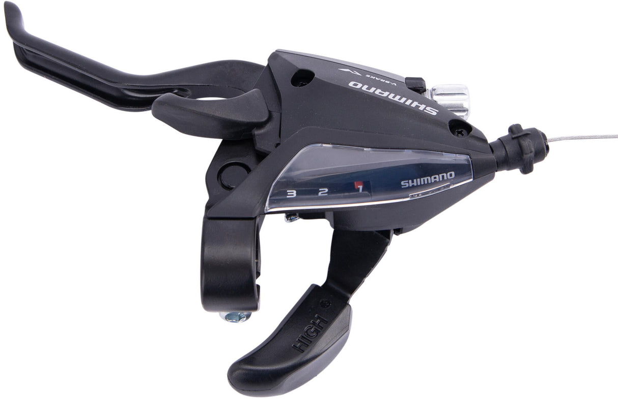 Shimano Versteller (left) with brake lever 3 speed ST-EF500 2 fingers black