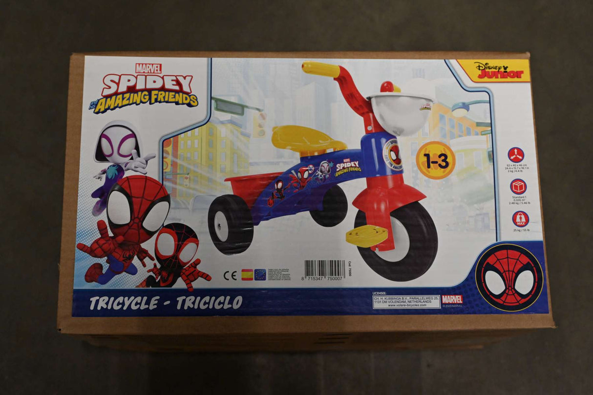 Spidey and His Amazing Friends tricycle Spidey Boys Blue