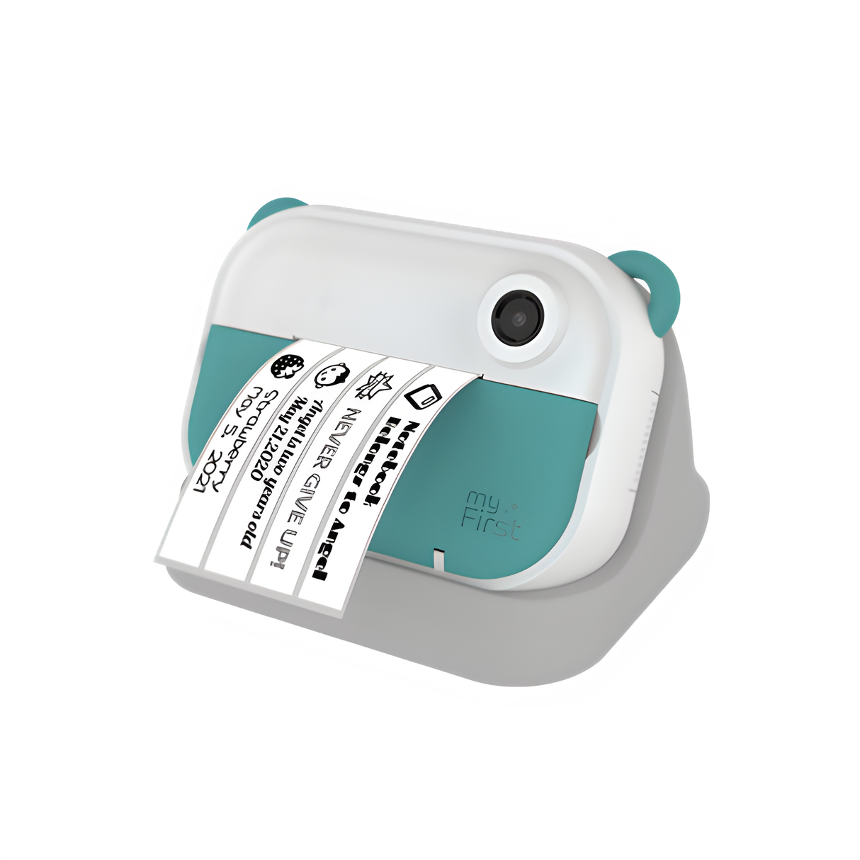 Myfirst camera insta wi blue-green + free wi thermal sticker color pattern