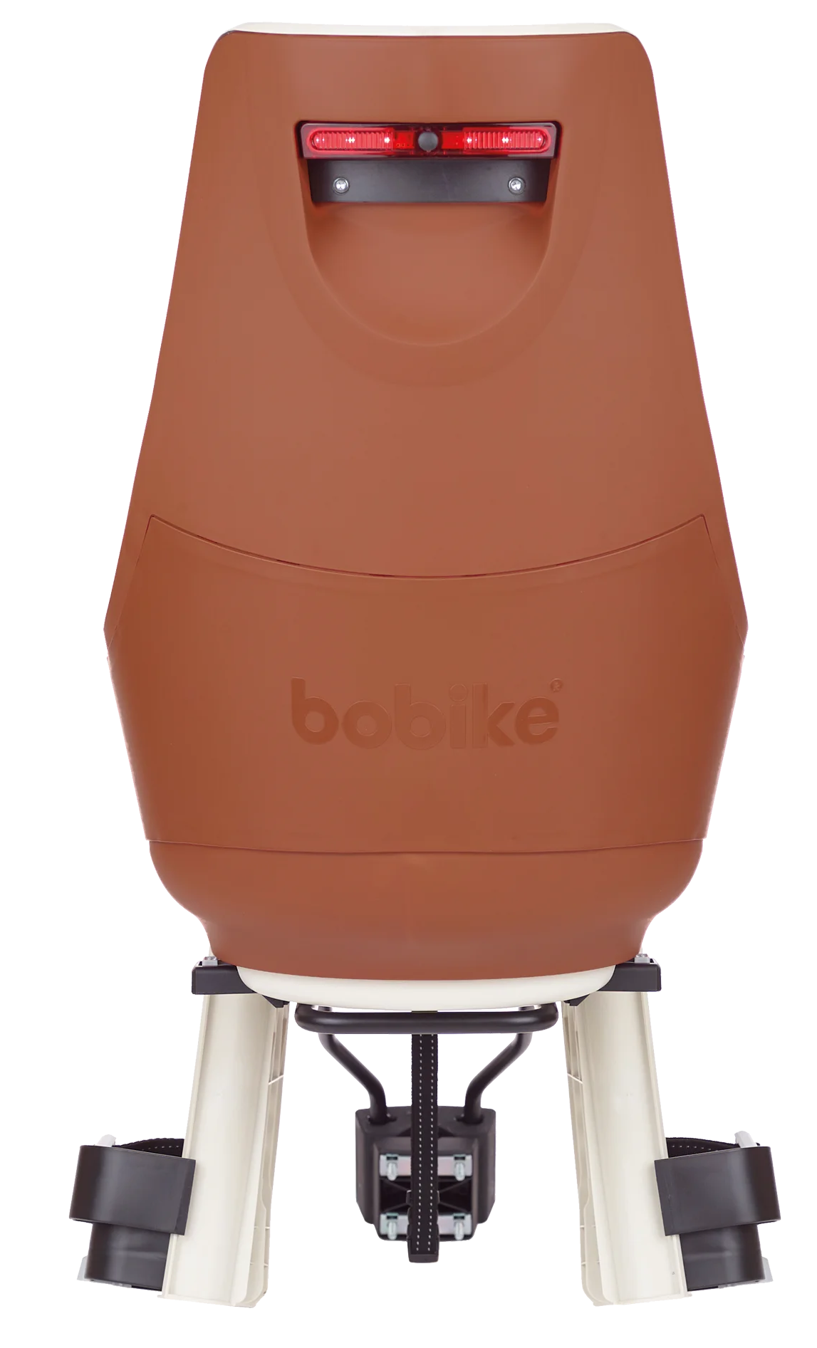 Bobike child seat behind Maxi Exclusive Tour Plus Cinnamon Brown Frame Confirmation (FF)