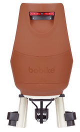 Bobike child seat behind Maxi Exclusive Tour Plus Cinnamon Brown Frame Confirmation (FF)