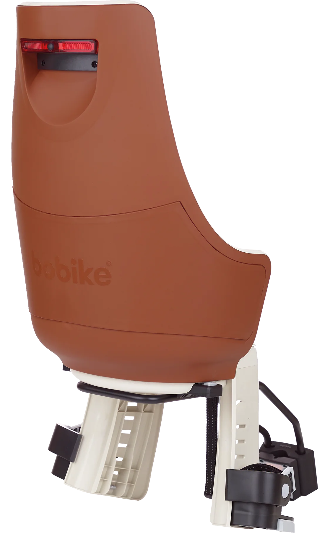 Bobike child seat behind Maxi Exclusive Tour Plus Cinnamon Brown Frame Confirmation (FF)