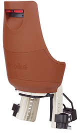 Bobike child seat behind Maxi Exclusive Tour Plus Cinnamon Brown Frame Confirmation (FF)