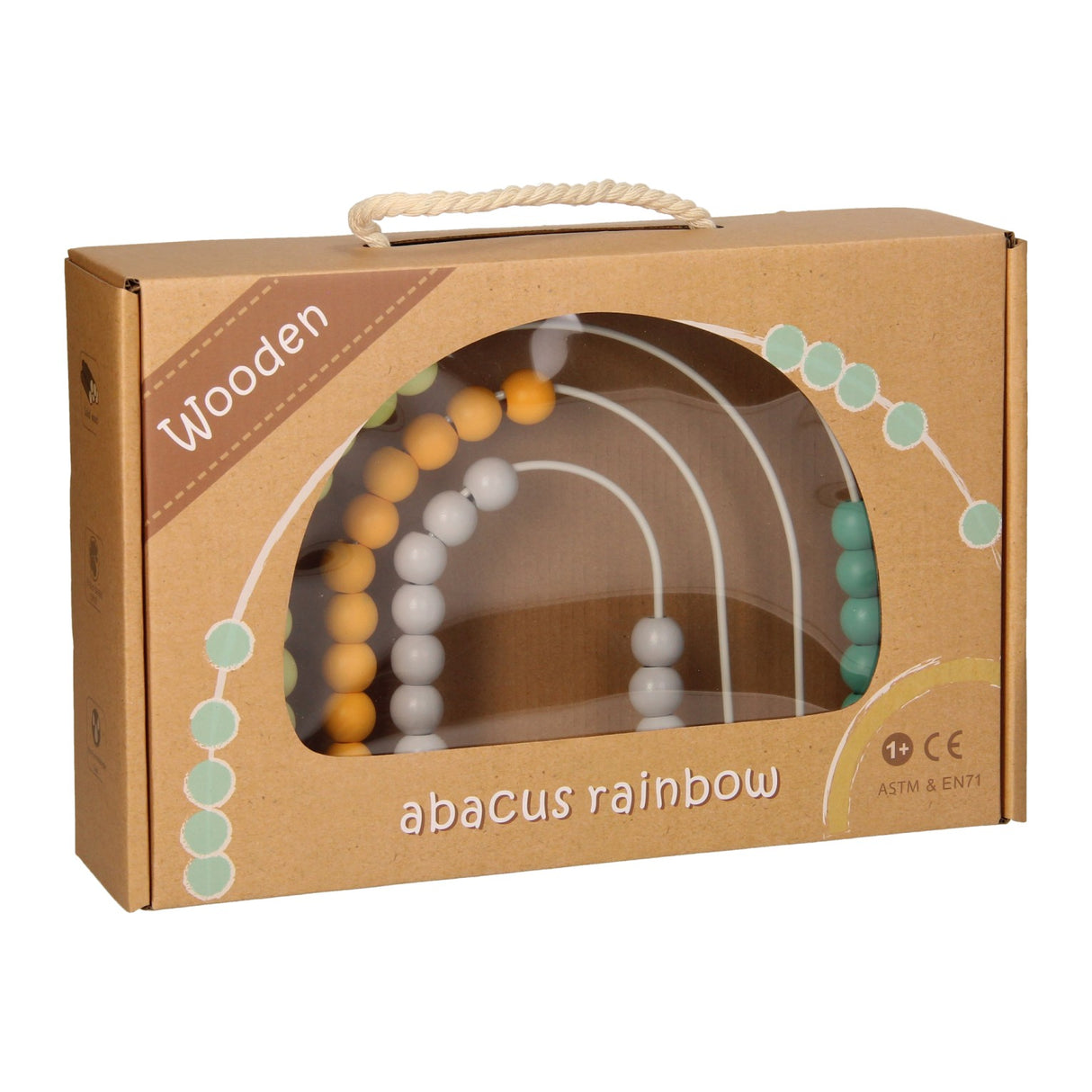 Wooden counting frame pastel