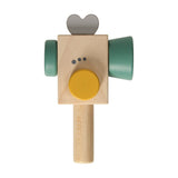 Videocamera in legno - blu