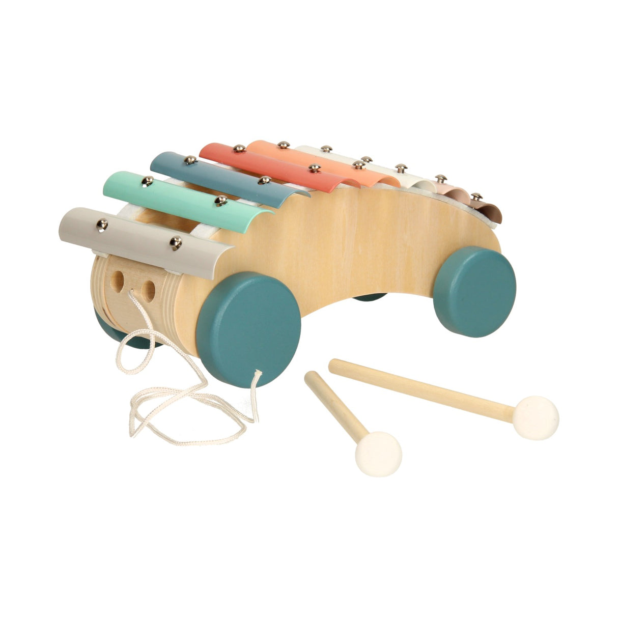 Tow vehicle xylophone pastel