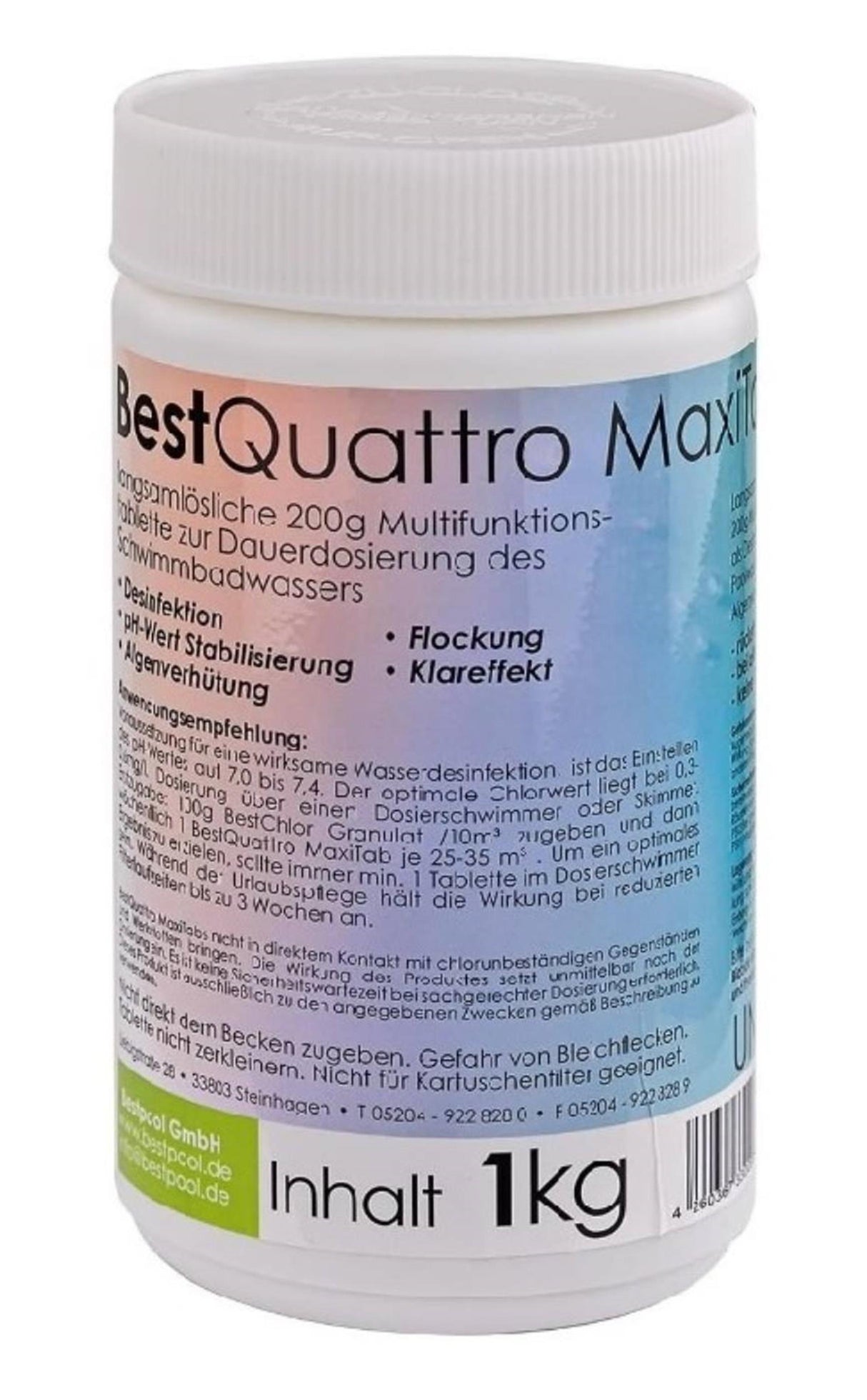 Bestpool chloortabletten 20gr 1kg