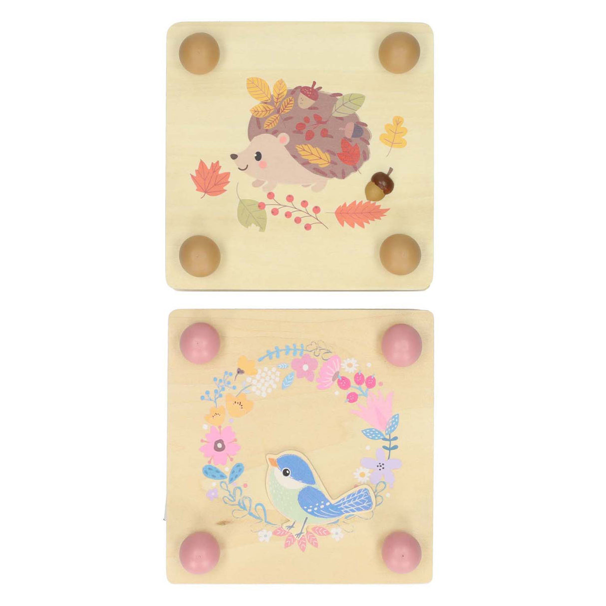 Wooden flower press