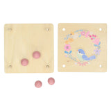 Wooden flower press