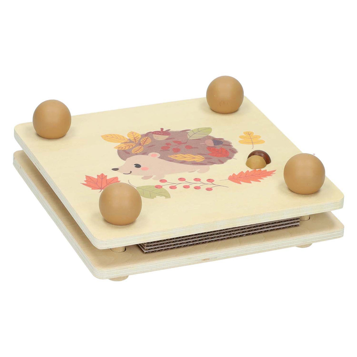 Wooden flower press