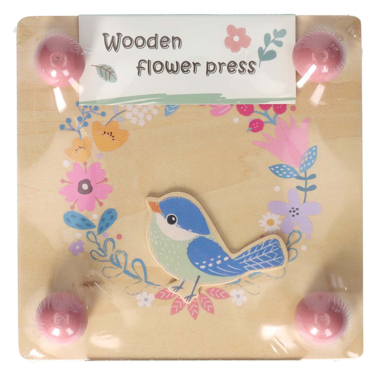 Wooden flower press