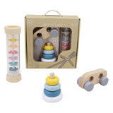 Wooden baby toy play set, set of 3