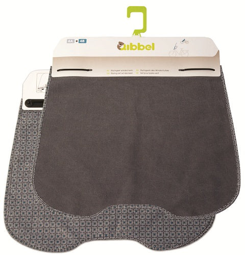 Qibbel styling set windshield Canvas - Elements Faded Blue