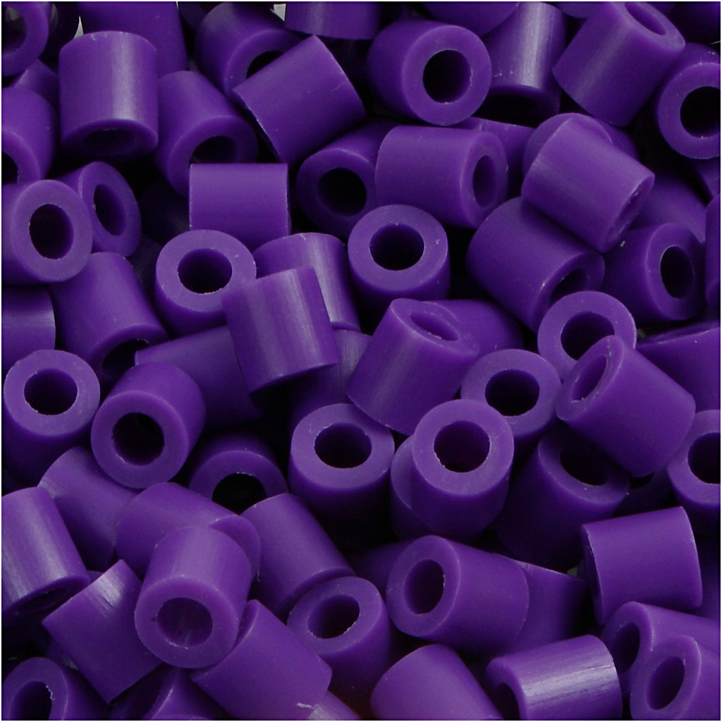 Nabbi foto kralen, afm 5x5 mm, gatgrootte 2,5 mm, medium, donkerpaars (11), 1100 stuk 1 doos