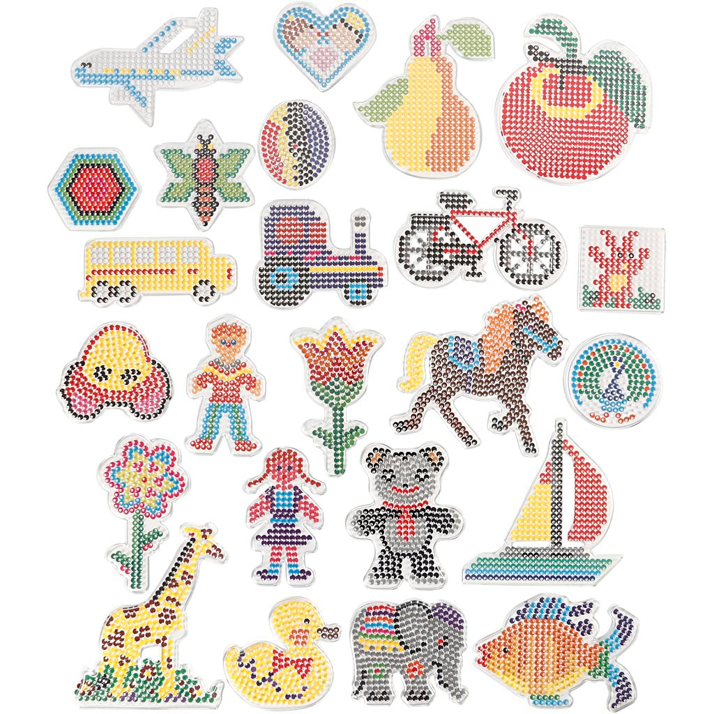 Creativ company base plate, size 7x7.5-14x16 cm, medium, 24 pieces in 1 box