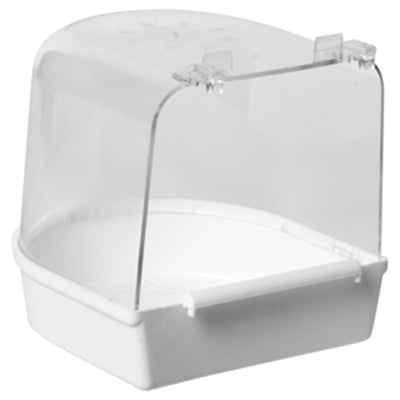 Large white bird bath