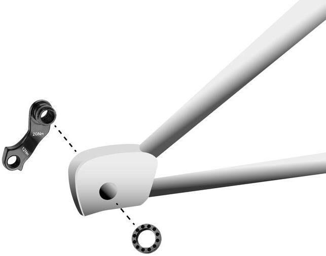 Unionin vaihtajan ripustin gh-099 ruuvirenkaalla