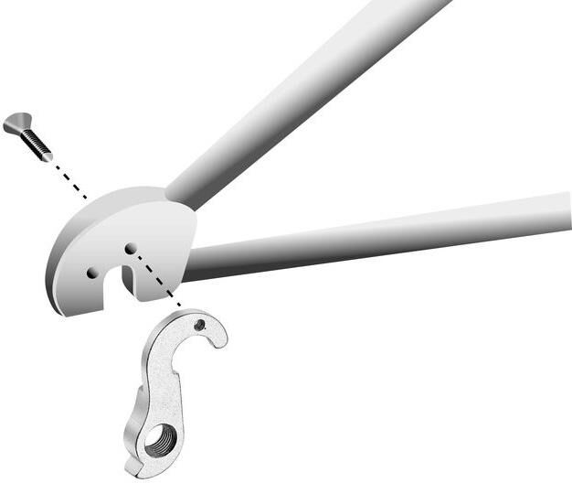 Union Derailleurpad GH-104 med skrue M3x0.5