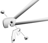 Union Derailleurpad GH-106 csavarkészlettel M8X0.75