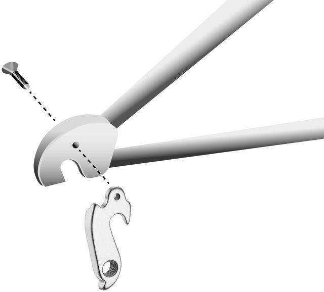 Union Derailleurpad GH-118 med skruv M4X0.7