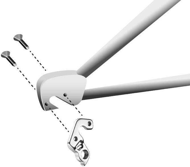 Union Wertailpad GH-163 Scott z zestawem śrub