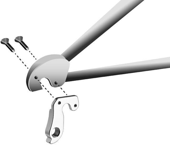 Unionin vaihtajan kiinnityskoukku hg-203 sis. ruuvit