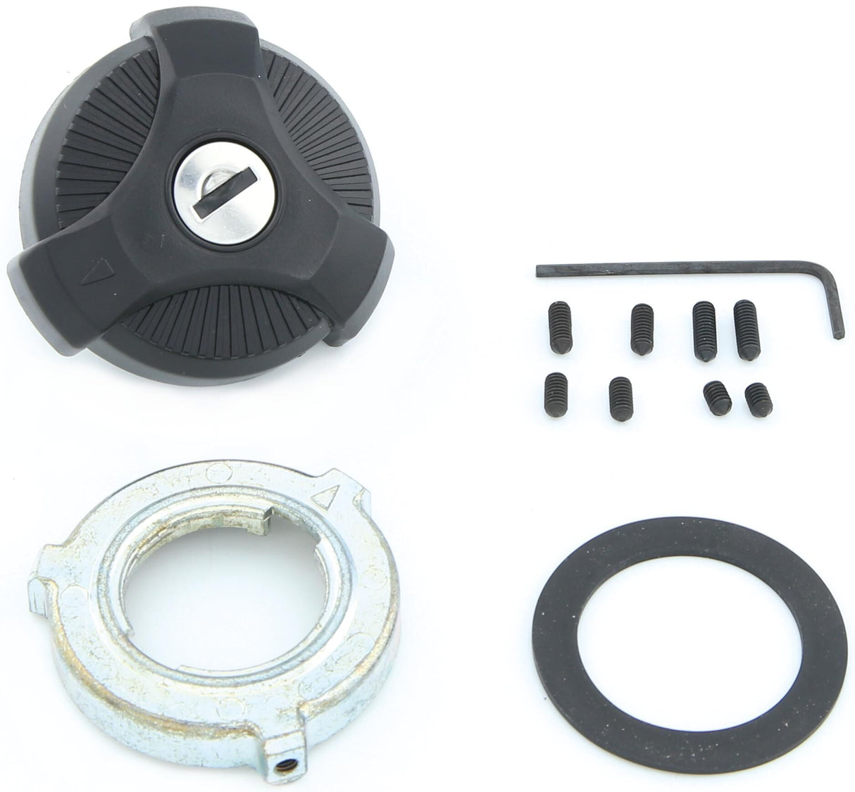 Vaico fuel cap for petrol tank, lockable tank cover vparts black, m434