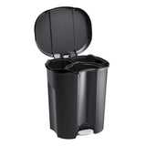 Rotho trio odpadní kbelík 10l + 2x15l černá