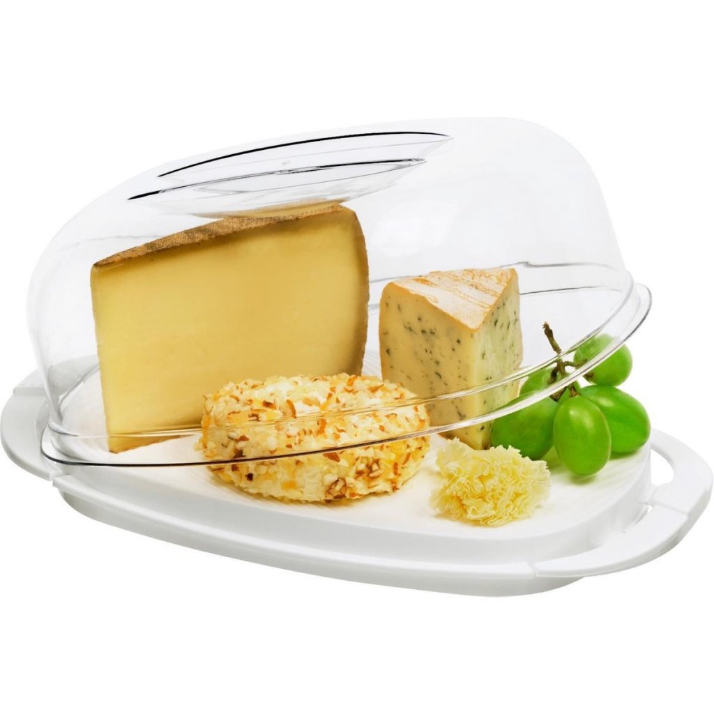 Rotho Fresh Cheese Container 29x17x10.5 cm white transparent