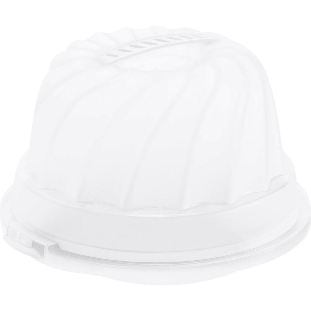 Rotho fresh cake box turban 30.5 cm white transparent