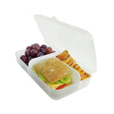 Rotho fun lunchbox met verdeelschotjes 1.7l transparant
