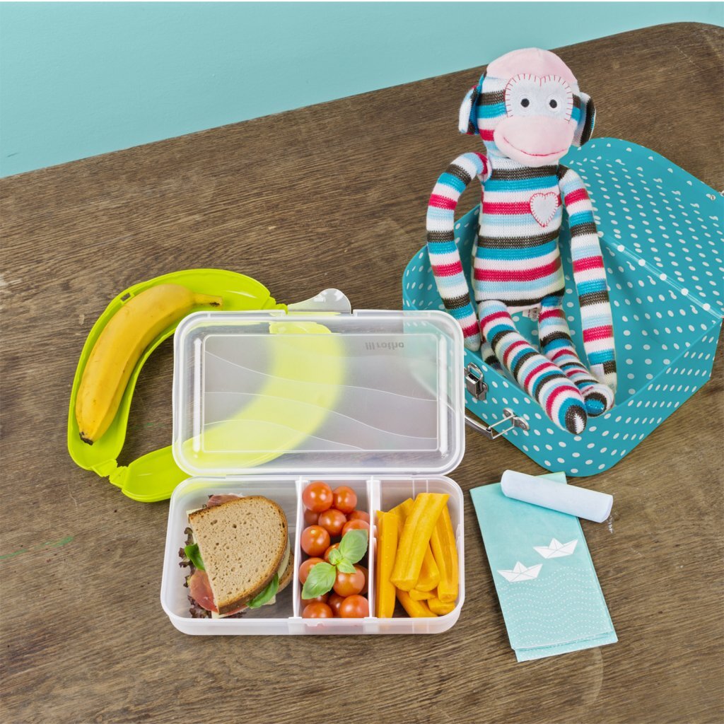 Rotho Fun Lunchbox con scatti di divisione 1.7l trasparente