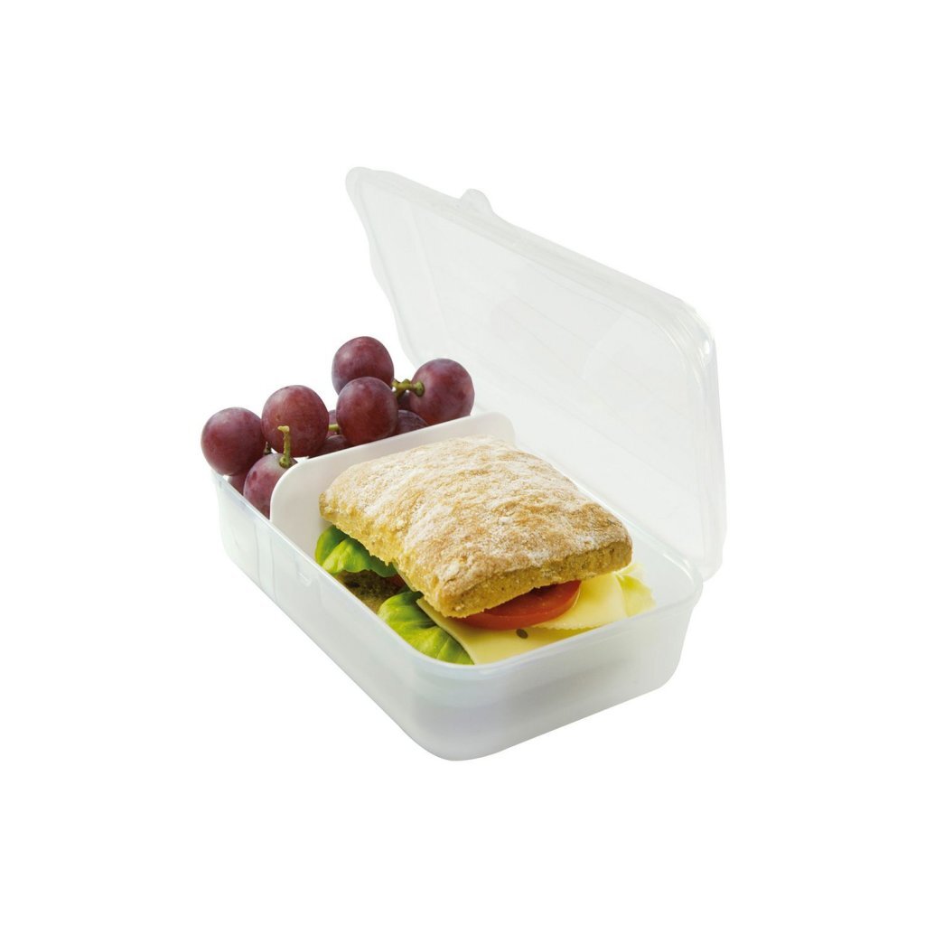 Rotho Fun Lunchbox With Divide Shot 0.9l Transparent